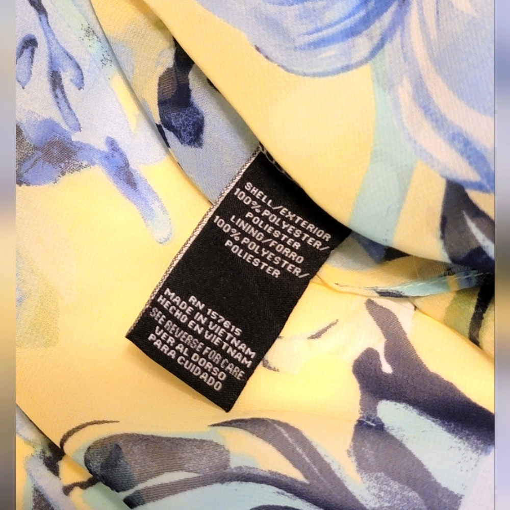 R&K Floral Chiffon Belted Halter Maxi Dress - Picture 4 of 6